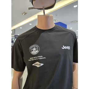 지프 절개 기능성반팔 티셔츠 JQ8TSU142