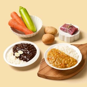 바로밀 짜장/카레 덮밥소스 2종(각 1팩)