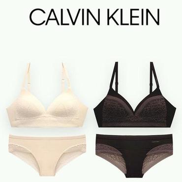 Calvin Klein Underwear 캘빈클라인 INVISIBLE 레이스 트라이앵글 브라렛세트 QF6931 블랙