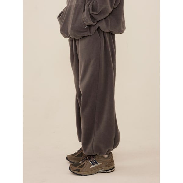 CB FLEECE WIDE JOGGER PANTS (GRAY)