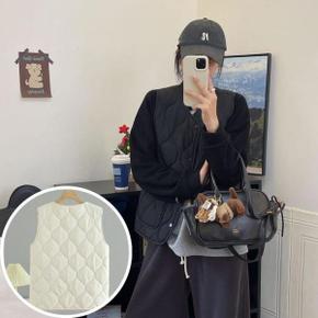 겨울 방한 따뜻한 초경량 여성조끼 보온 여성방한코트