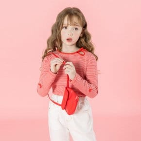 보네어 스트라이프 리본 티 JXSTO37