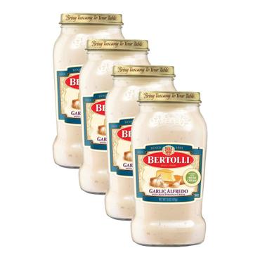  [해외직구] Bertolli 베르톨리 갈릭 알프레도 토스카나 스타일 파스타 소스 425g 4팩