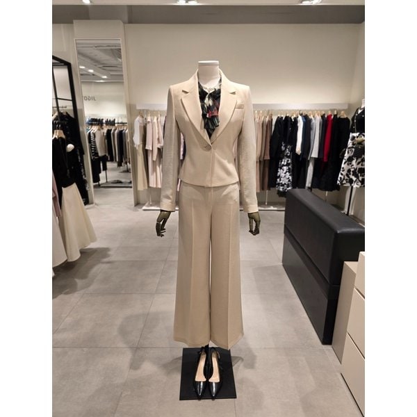 [파주점] 세트 테일러드 크롭 자켓 + 와이드 일자 팬츠 JS3B0JK452,JS3B0SL452