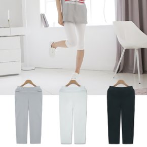 [sale] 꾸안꾸 블레싱 7부 스판 밴드 바지 팬츠