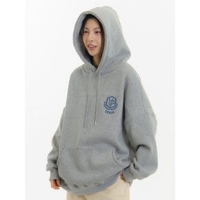 바시티 로고 자수 기모 후드티 메란지_VARSITY LOGO NAPPING HOOD MELANGE