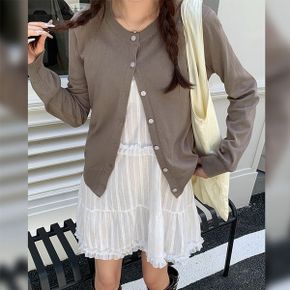 르엘 베이직 니트 가디건_P373281588