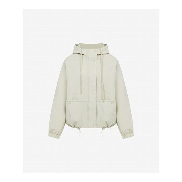 후드 스트링 버튼 집업 점퍼 (TMMAB2102)