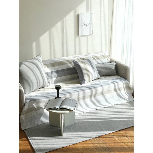 홑이불 겸 스프레드, 소파커버 그레이레오파드