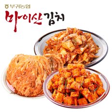 [한국농협김치] 전북대표 마이산김치 맛남3종3호(막김치/묵힌김치/깍두기 각1kg)