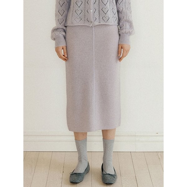 [리퍼브][2color][kidmohair] love knit skirt 233