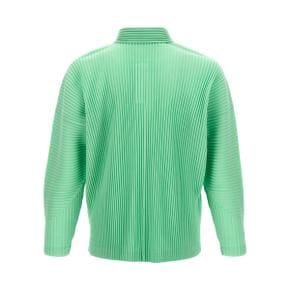 [이세이미야케] Long sleeve shirt HP46JM10260 Green