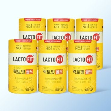  종근당건강 락토핏 골드 2g x 50포 x 6통