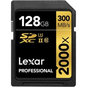 미국 렉사 sd카드 Lexar Professional 2000x 128GB SDXC UHSII Card LSD128CBNA2000R 1539354