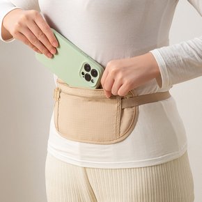 피온 도난방지 복대 가방 허리 지갑 힙색