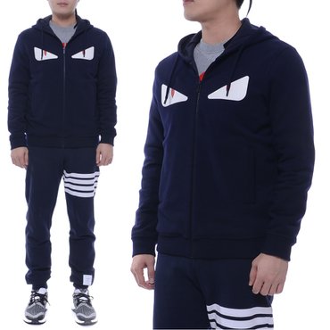 펜디 17FW 남성 몬스터 후드짚업 아우터 (FY0796_5EY_F0CRH_17F)