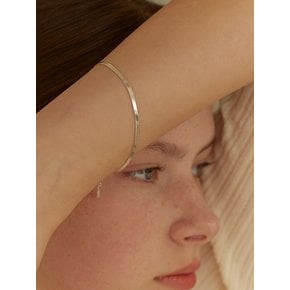 [연말 스페셜 6mm+10mm 진주귀걸이 증정][925 silver] Shining snake bracelet