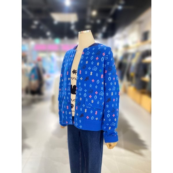 [여주점] 자카드 베이스볼 가디건 (BAKC70461)