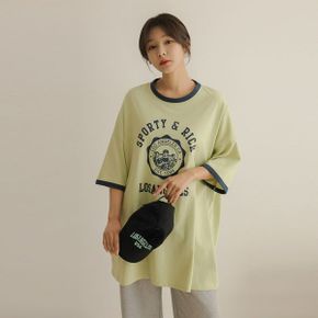 레유 빈티지 레터링 반팔 티_P420535456