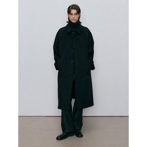 souien fine wool long coat (black)