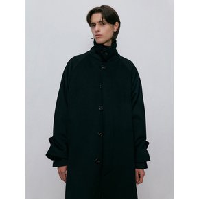 souien fine wool long coat (black)