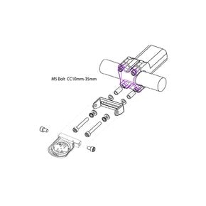 렉마운트 wahoo Aero 콤보마운트 볼트 클램프 타입 워프 New BOLT V