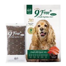 뷰카펫 유기농 70% 9Free+ 4in1 프리미엄 강아지 건식 사료 2.5kg 1개입