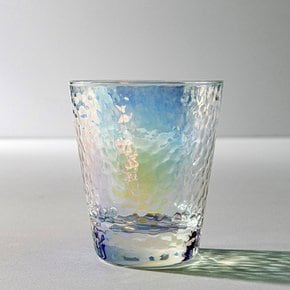 홀로그램 미니멀 패턴 심플유리잔 330ml