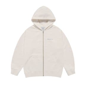 BASIC BIO WASHING HOODIE ZIP UP UP CREAM 베이직BIO 집업 크림