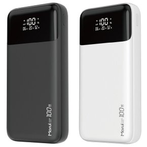 PD100W PPS 초고속충전2.0 대용량 보조배터리 25000mAh MT-100 드론 노트북충전 기내반입 캠핑