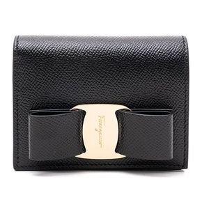 FERRAGAMO 페라가모 바라 동전 지갑 22-D515 NERO 725300 28655347