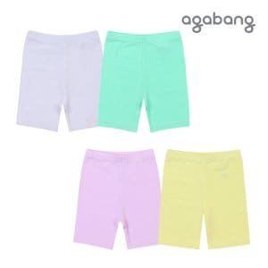 아가방 [아가방 여름]썬4부쫄바지(O/WHITE,PURPLE,GREEN,YELLOW)_01P352001