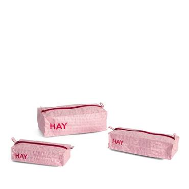 HAY 헤이 HAY  Candy Mono Wash Bag Box Set of 3 light pink 캔디 모노 워시백 박스