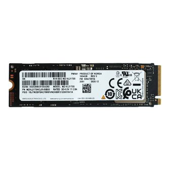 아이코다 병행수입 삼성전자 PM9A1 M.2 NVMe SSD 벌크 (2TB)