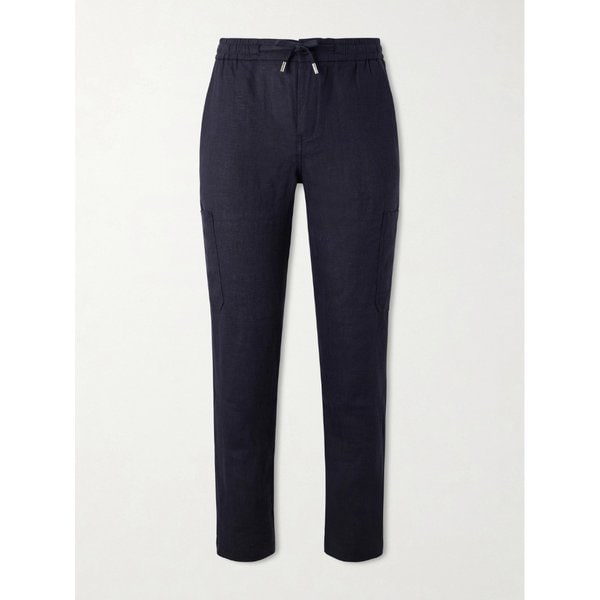 미스터 피 제임스 테이퍼드 리넨 드로우스트링 카고 팬츠 46376663163004579