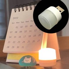 미니 무드등 전구색 USB LED 취침등 수유등 휴대용 (WFHOUV5)