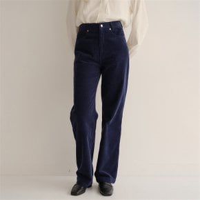 [블랭크03] straight-fit corduroy pants (navy)