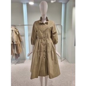 [파주점] 셔링 원피스형 롱 점퍼 L233PSJ005