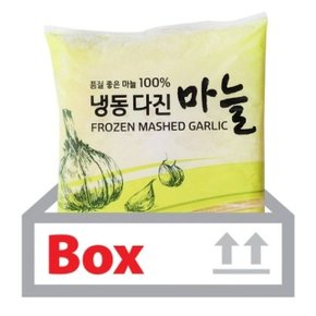 맛의 미소 냉동다진마늘 1kgX10ea(박스) (WC8432C)