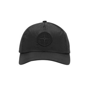 스톤 아일랜드 99576 나일론 로고 볼캡 블랙 - 24FW Stone Island 99576 Nylon Logo Ball Cap Bl