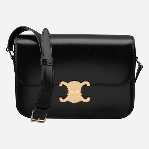 [시흥점] 5F 187363BF4 38NO 트리오페 미디움 숄더백 블랙