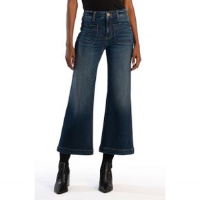 4877259 KUT from the Kloth Meg Patch Pocket Wide Leg Jeans