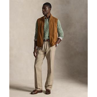 폴로 랄프 로렌 남성 맨해셋 클래식핏 리넨 코튼 팬츠(MNPOPNT14G20835260)