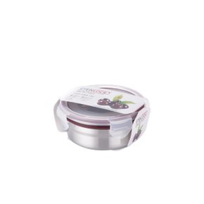 국산 스텐밀폐용기 클래식 원형 3호 300ml