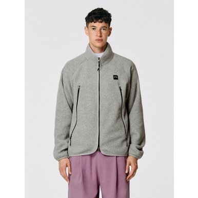 [코엑스몰] 자켓 LOGO TAPE MICRO FLEECE JACKET-MELANGE GREY