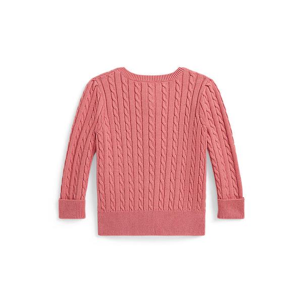 랄프 로렌 베이비 여아 미니 케이블 코튼 카디건(CWPOSWEF6820220650)