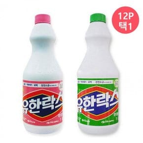 다용도 실용적인 유한락스 1L 후레쉬 후로랄 택1 12p 욕실세제