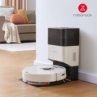  로보락 [roborock] Q7 Plus 7세대 흡입 물걸레 청소기+자동먼지 비움 스테이션 화이트