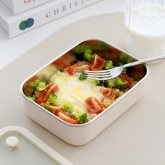 전자렌지 가능! 무연마 모노테일 세보리 스텐 304 전자렌지 보관용기 700ml
