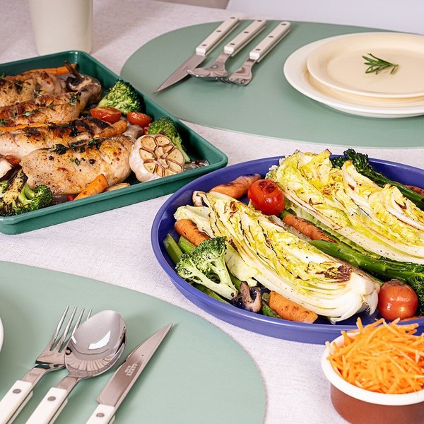 짐샌더슨 멀티트레이 라운드 원형 주방 다용도 쟁반